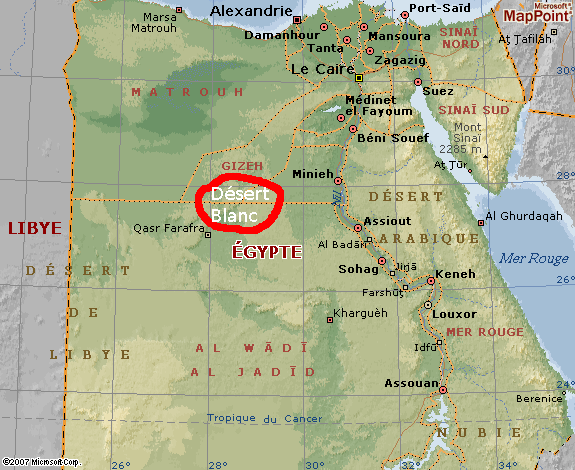 carte d'gypte