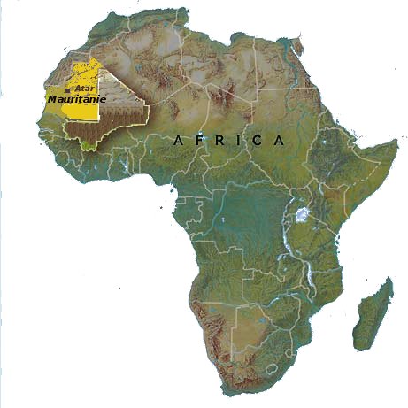 carte de l'Afrique
