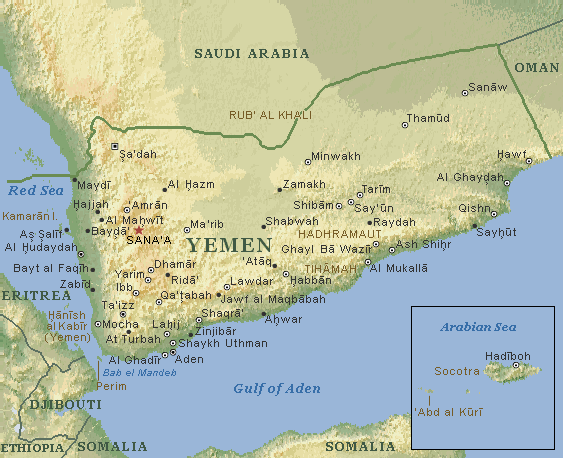 Yemen vue du ciel